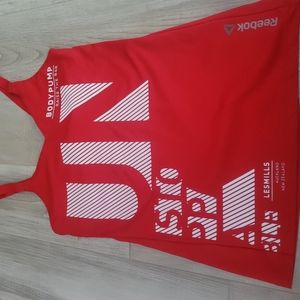 Reebok Les Mills BodyPump Tank with built-in sports bra